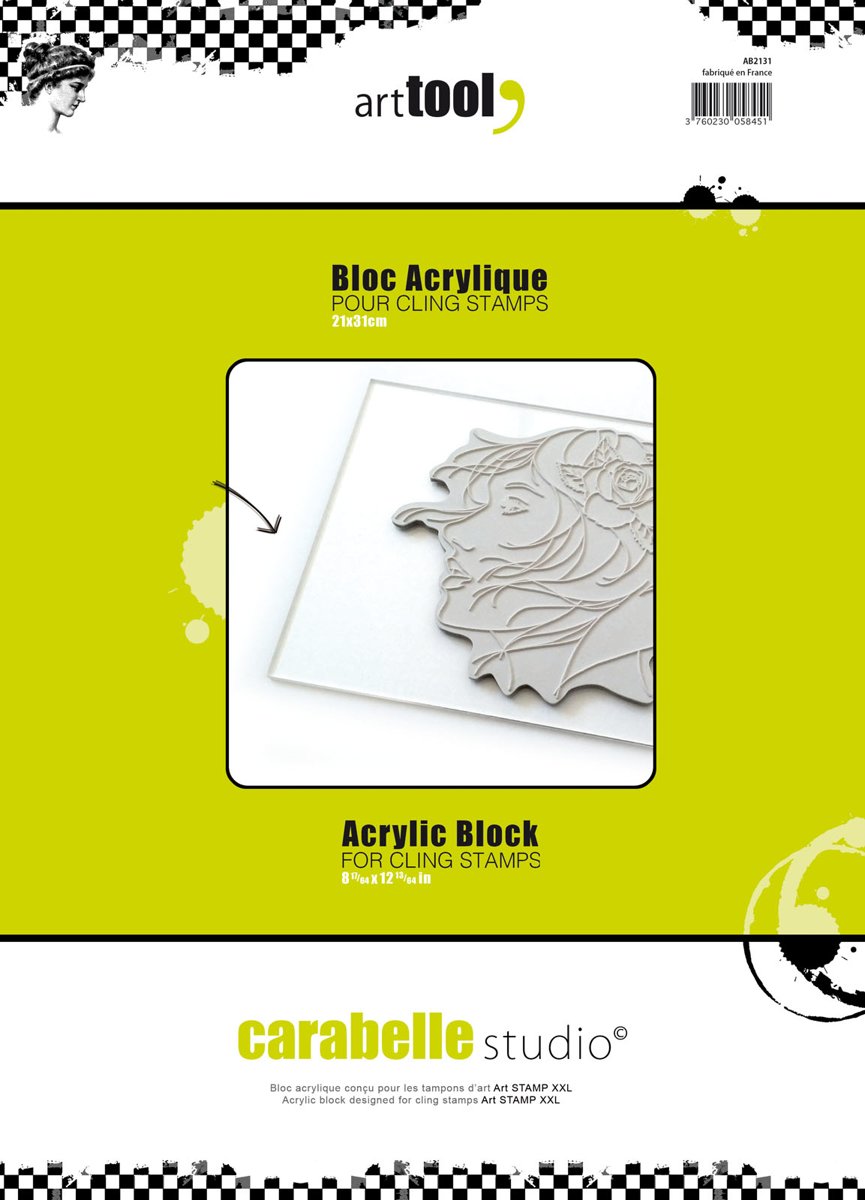Carabelle Art Tools Acrylblok XXL - 21 x 31 cm