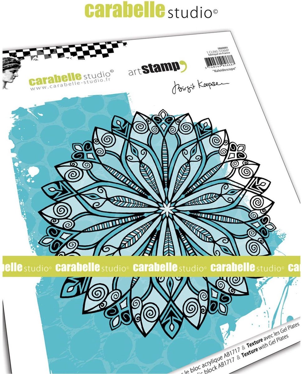Carabelle Studio - Cling Stamp Round Kaleidoscope