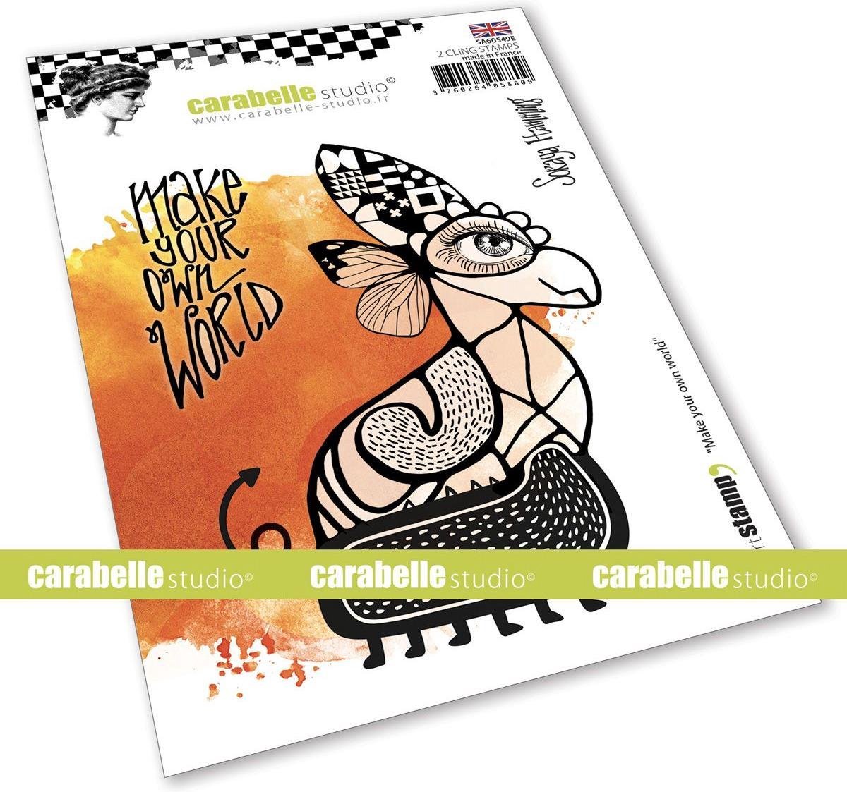 Carabelle Studio - Cling Stempel A6 Make Your Own World