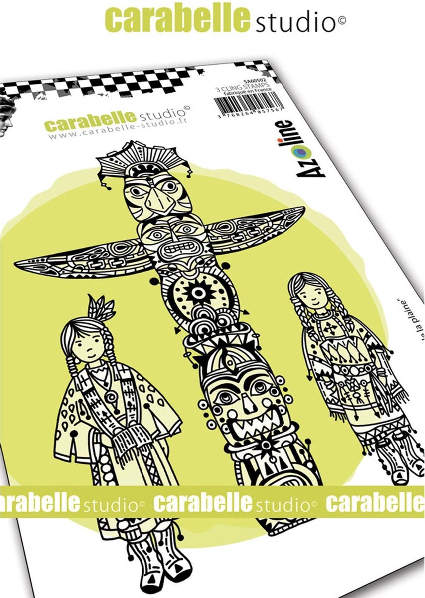 Carabelle Studio Cling stamp A6 plain zinuks