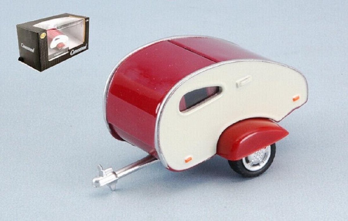 Caravan Teardrop Creme / Rood 1-43 Cararama