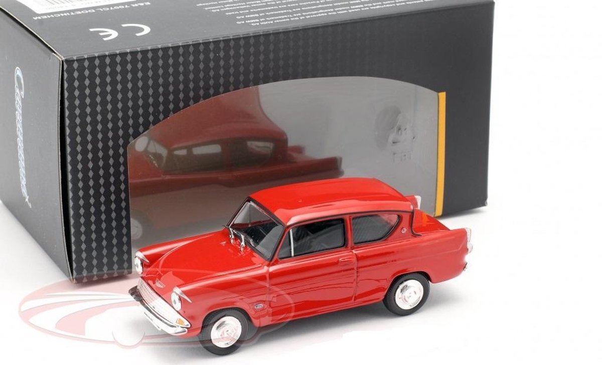 Ford Anglia MKI Rood 1:43 Cararama