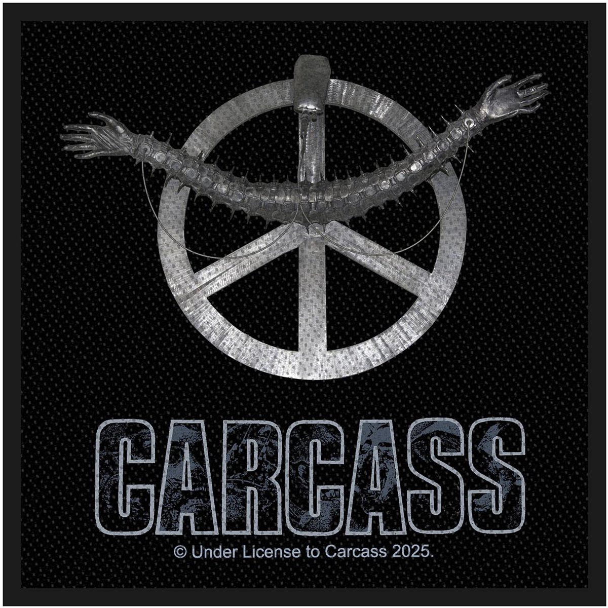 Carcass Heartwork Unisex Patch - meerkleurig - Standard