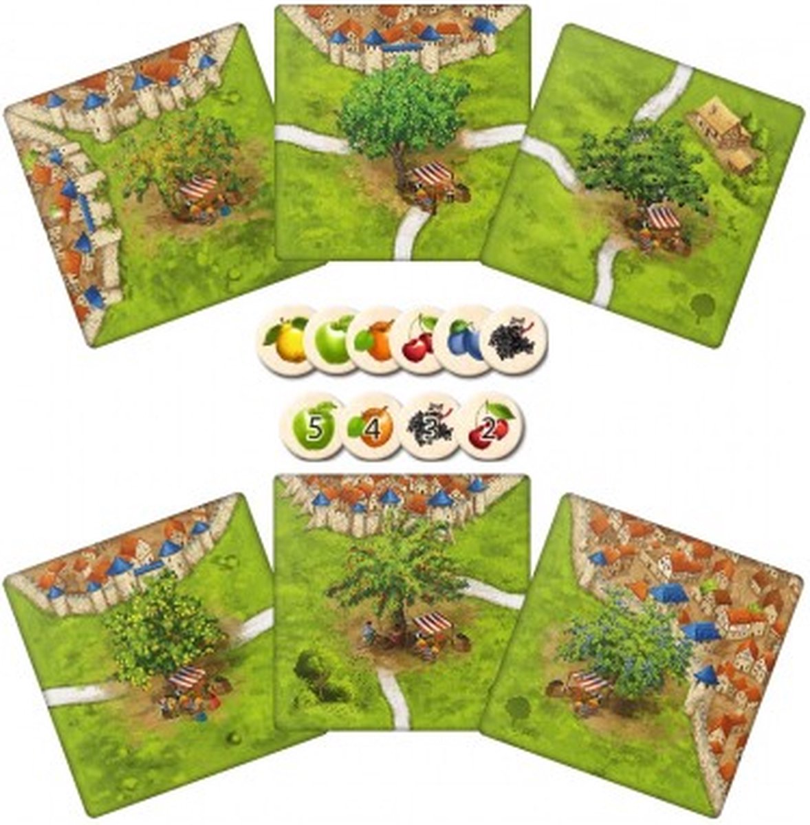 Carcassonne Mini Uitbreiding - De Fruitbomen 3.0