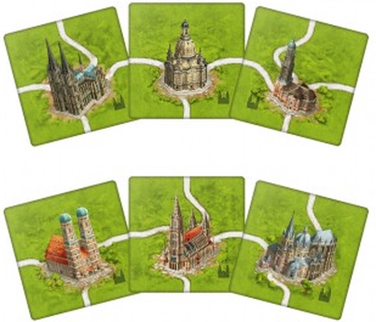 Carcassonne Mini Uitbreiding - Kathedralen in Duitsland 3.0