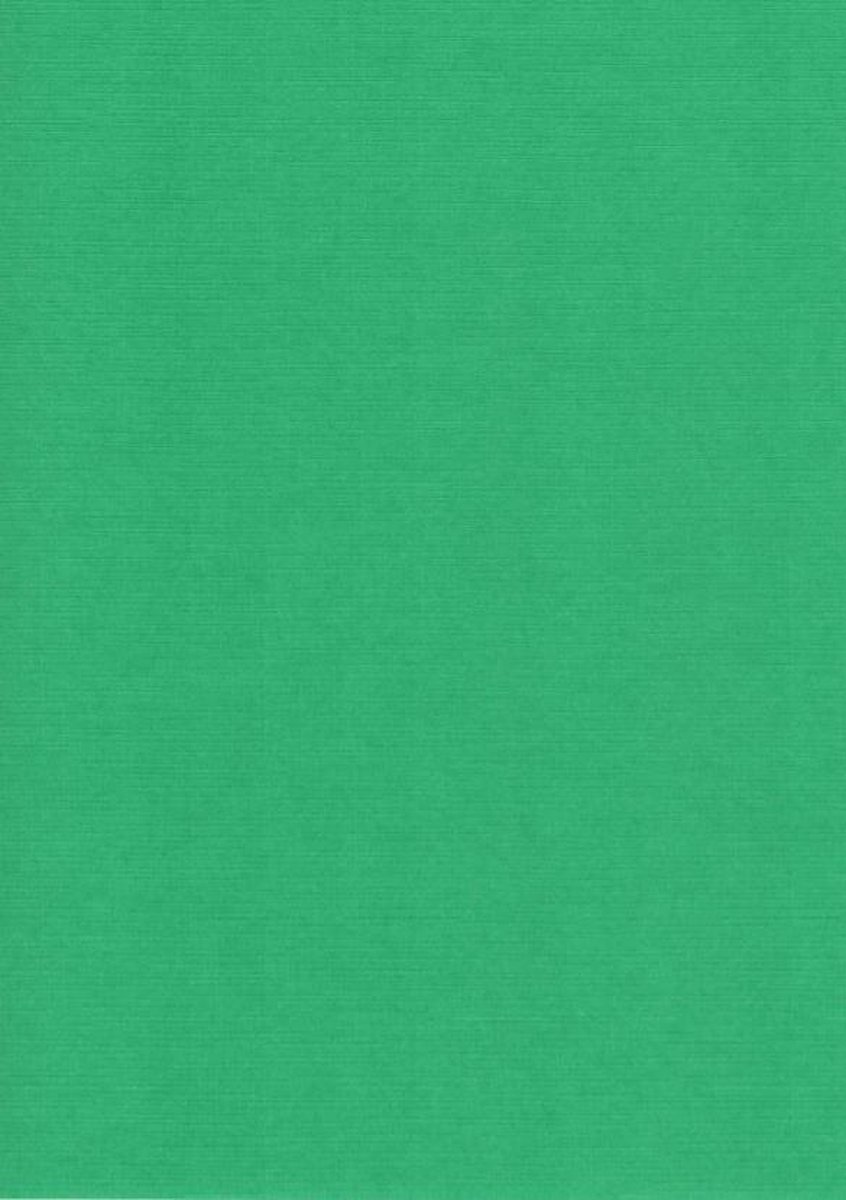 20 Linnen Kaarten papier - A4 - Groen - Cardstock - 29,7x21cm - 240 grams - Karton