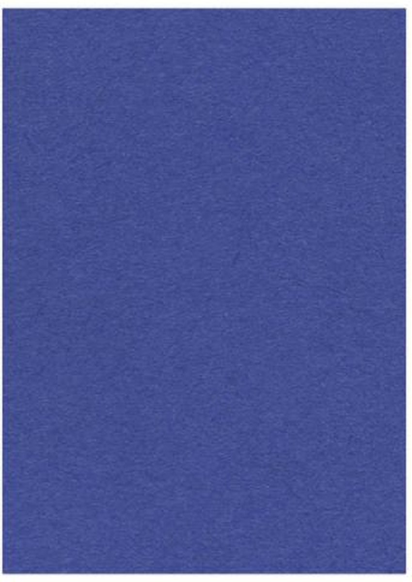 A4 Kobaltblauw Fotokarton 270 gr. 10 vel