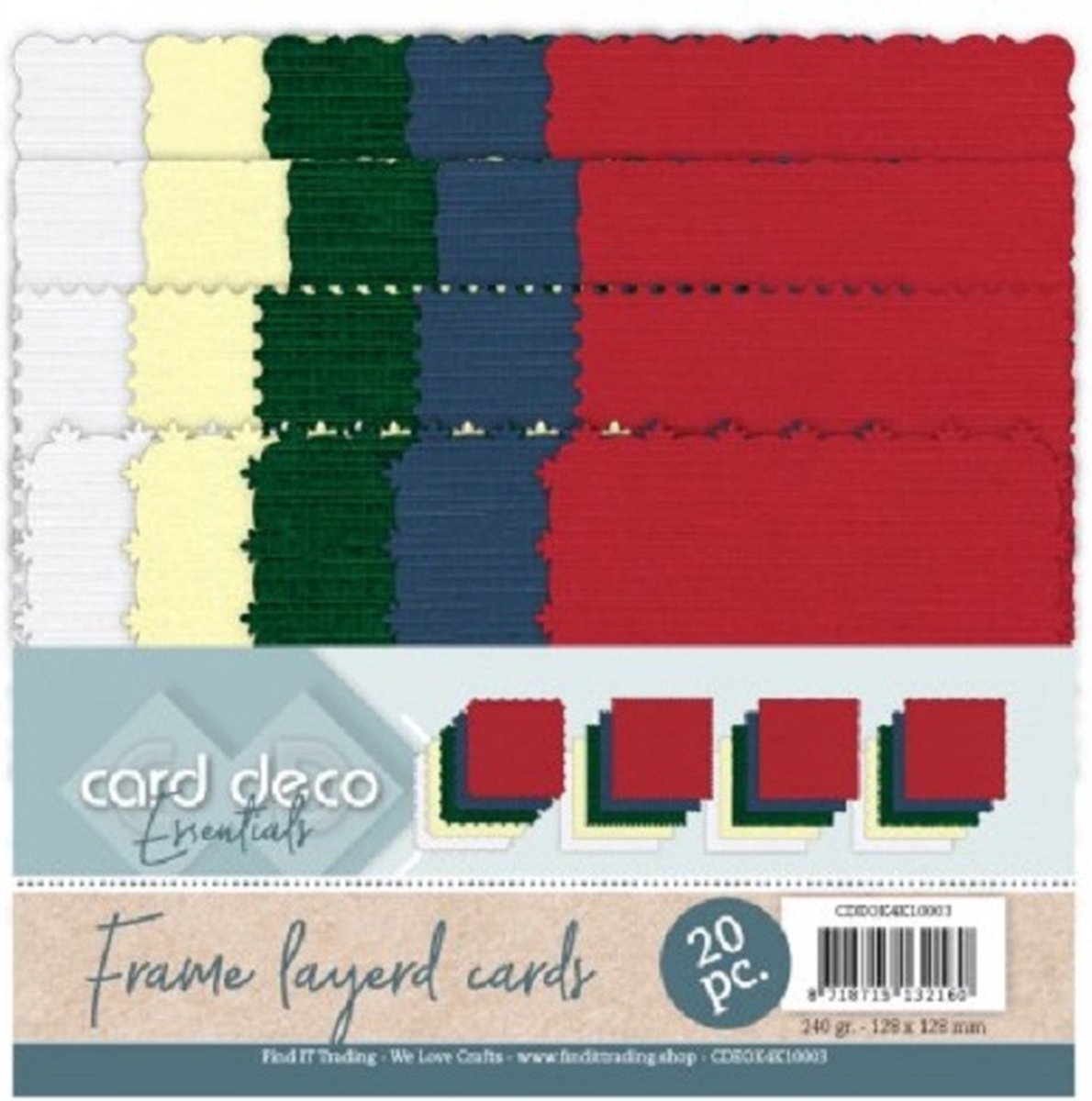 Card Deco Essentials - Frame Layered cards - Christmas 4K