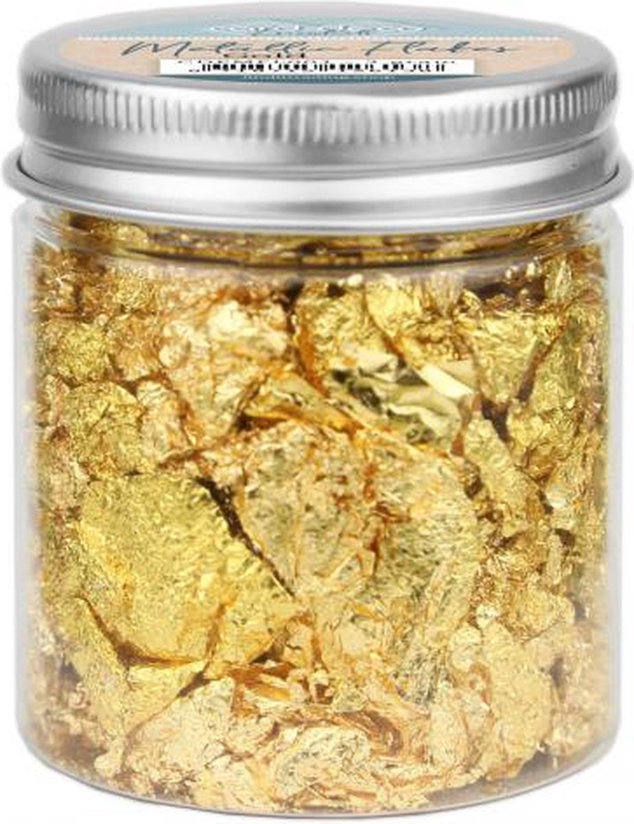Card Deco Essentials - Metallic Flakes - Gold
