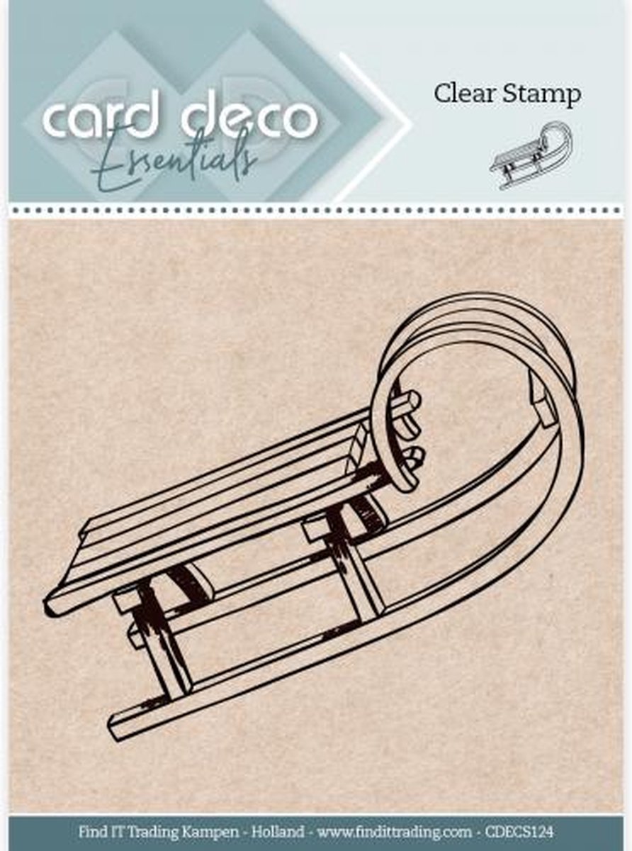 Card Deco Essentials Clear Stamps - Sledge