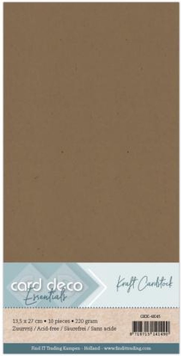 Kraft Cardstock - 4K 10 stuks