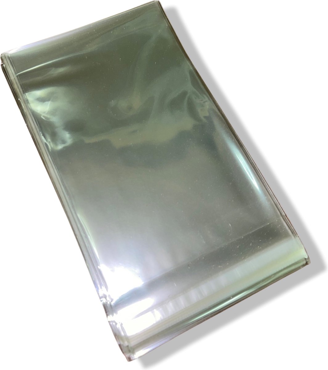 Cards & Crafts Cellofaan Zakjes - B17 - 100 stuks - A5 17x23cmcm met plakstrip Wenskaarten cellofaanzakjes