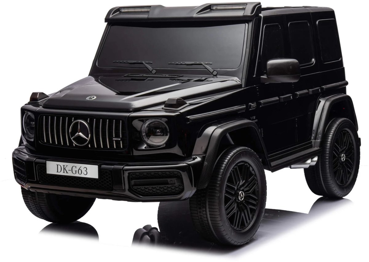 Mercedes G63 XXL - Metallic Zwart - 2-persoons - 24V