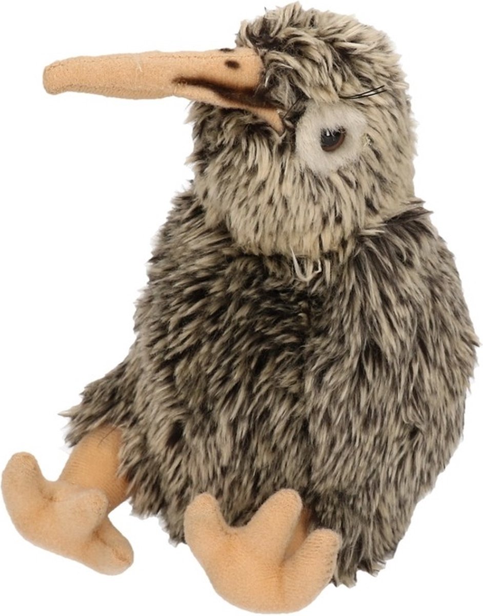 Pluche kiwi vogel knuffel 20 cm