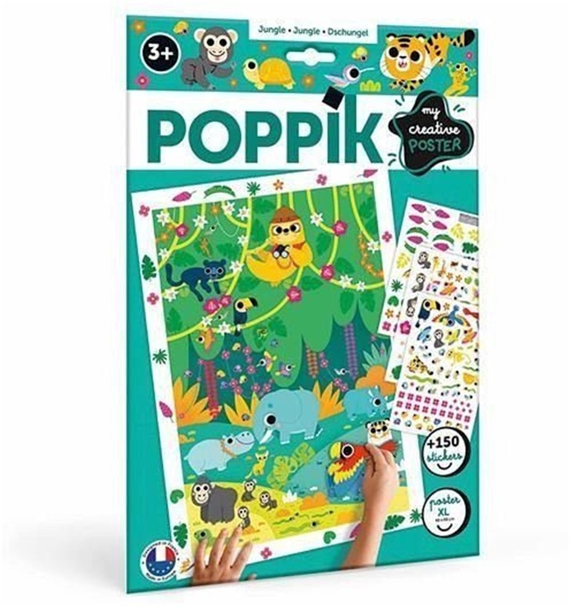 Poppik Sticker poster Jungle