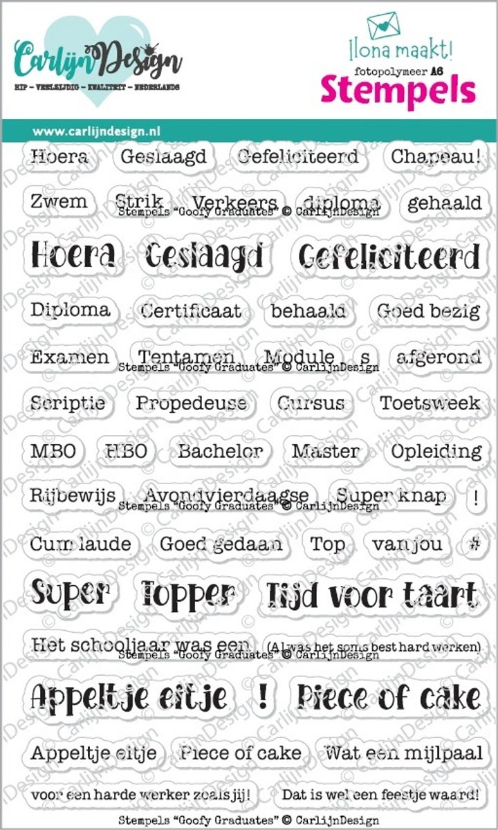 Stempels A6 goofy graduates