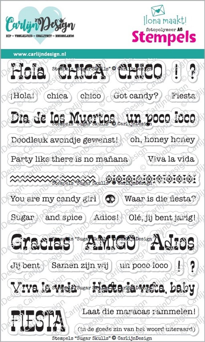 Stempels Sugar Skulls