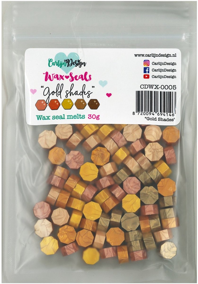Waxzegel melts Gold shades