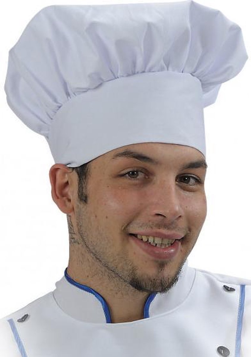 Carnival Toys Koksmuts Textiel Wit One-size