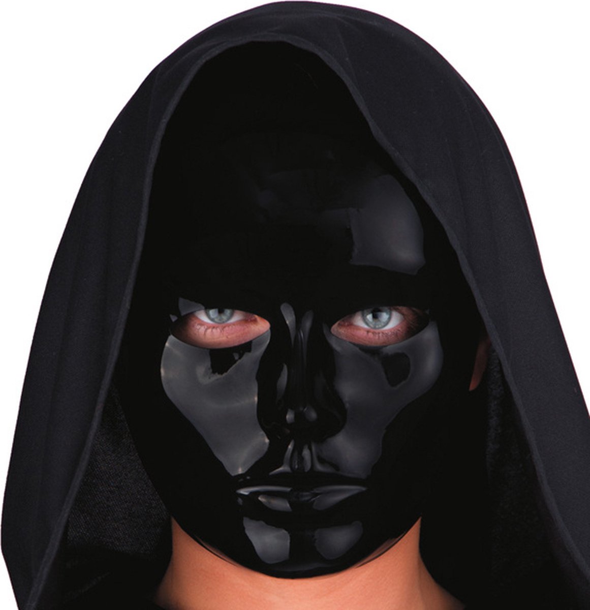 Carnival Toys Verkleedmasker Bedekt Zwart One-size