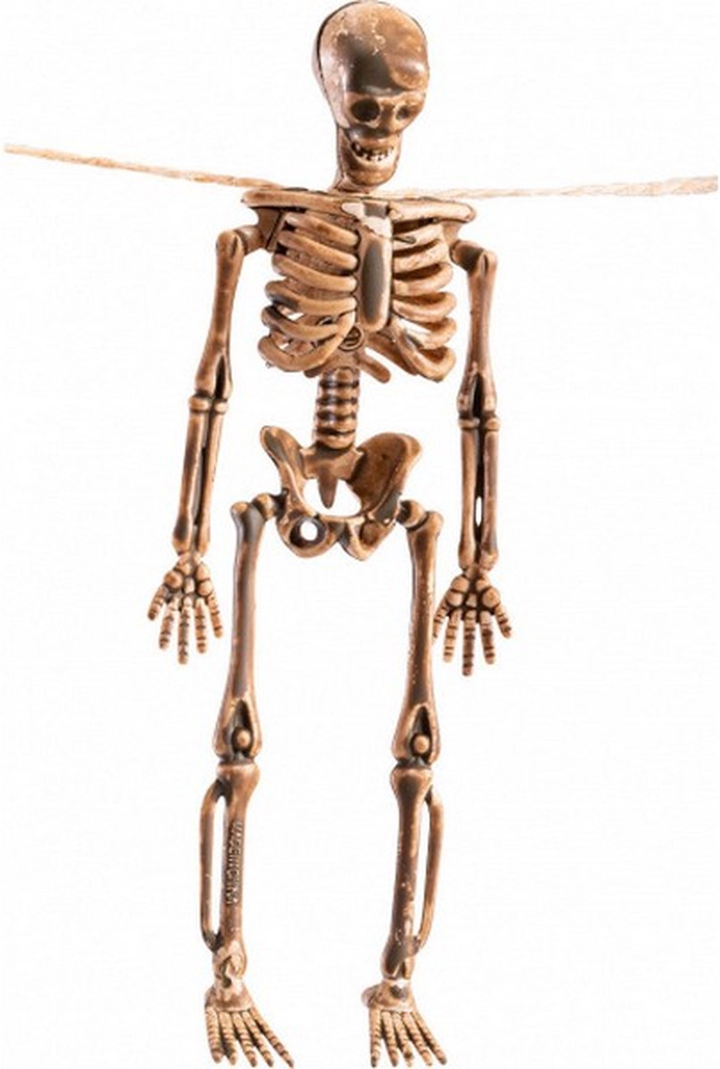 skelettenslinger 105 x 14 cm wit