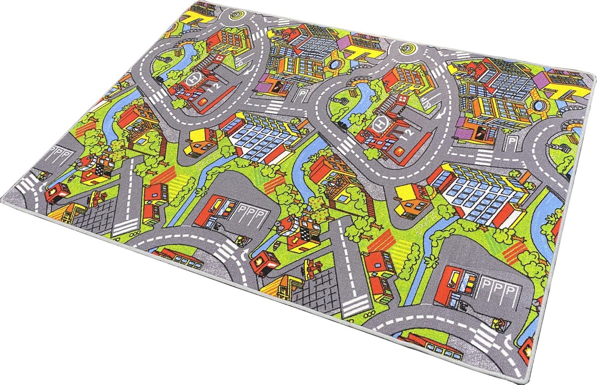 Speelkleed Big City-90x200 cm