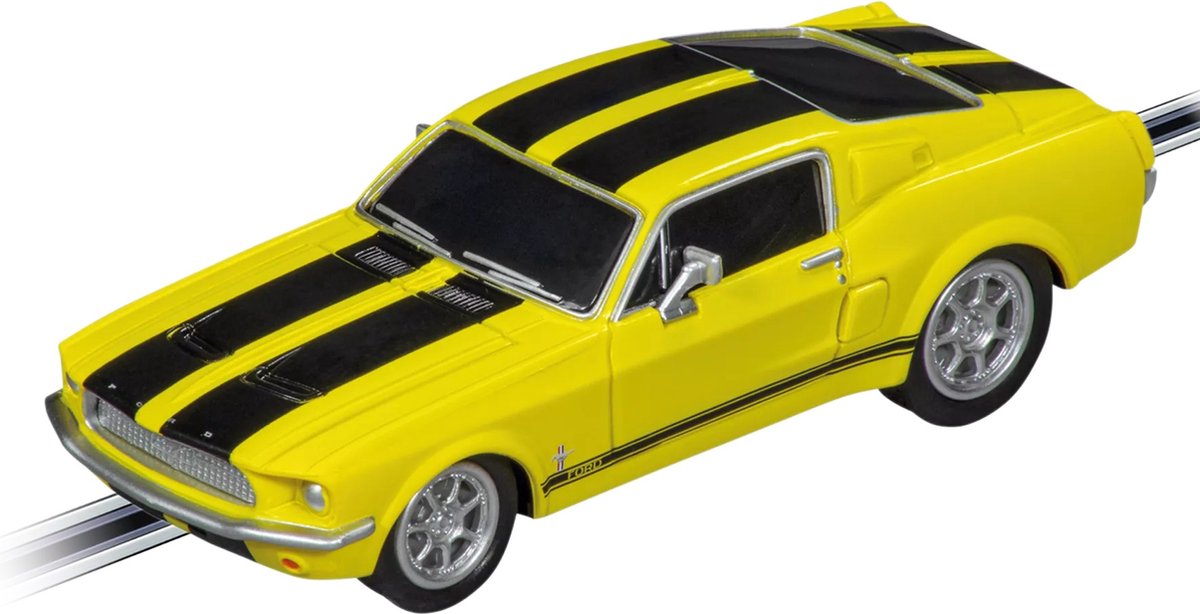 Carrera Go 20064212 Racebaan Auto Ford Mustang 67 - Racing Yellow