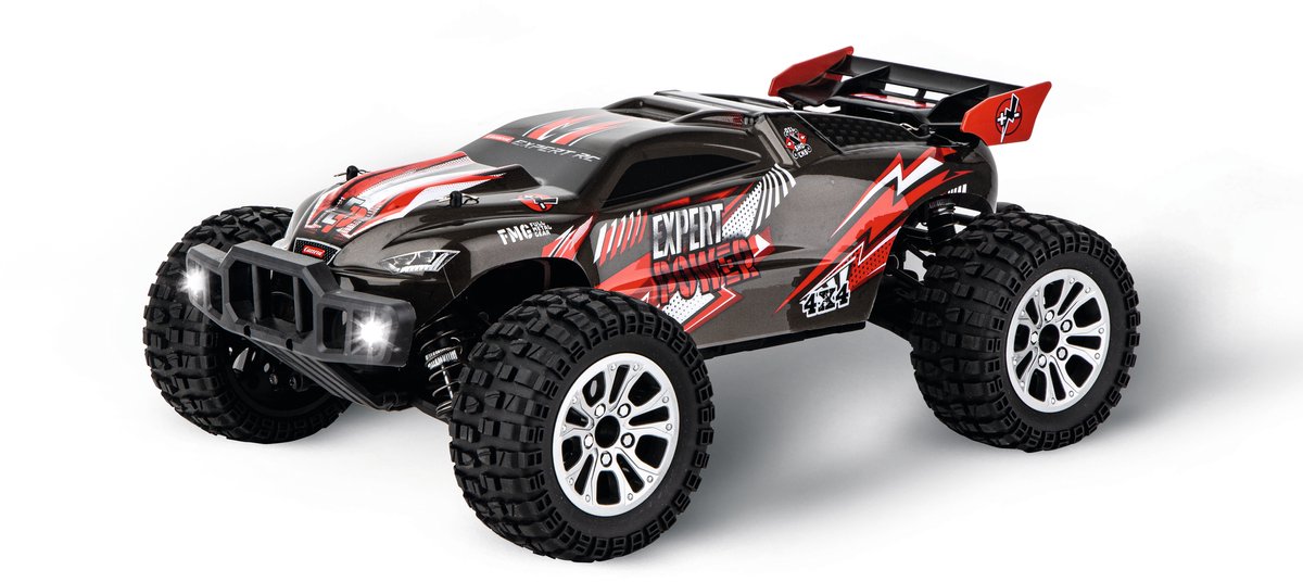  RC voertuig - RC Brushless Buggy - Expert RC - Zwart/Rood - 2,4GHz RC Model Kant en Klaar - 1:10 -