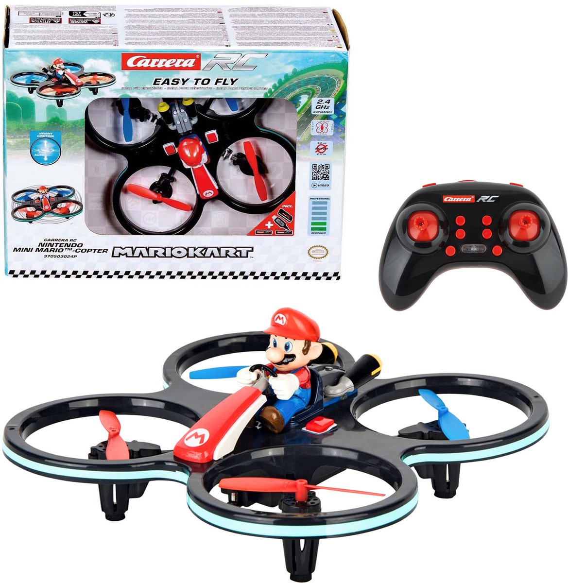   RC voertuig Auto - RC Mario Kart - Mini Mario-Copter 2,4GHz RC Model Kant en Klaar -   Bestuurbare Auto