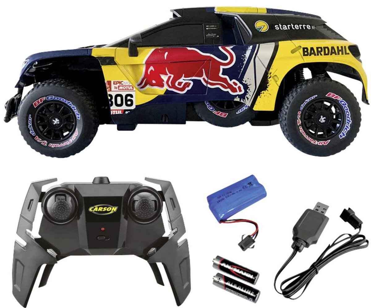 Carson Modellsport 500404311 Peugeot Rally 3008 DKR LOEB 1:16 RC auto Elektro Rallywagen