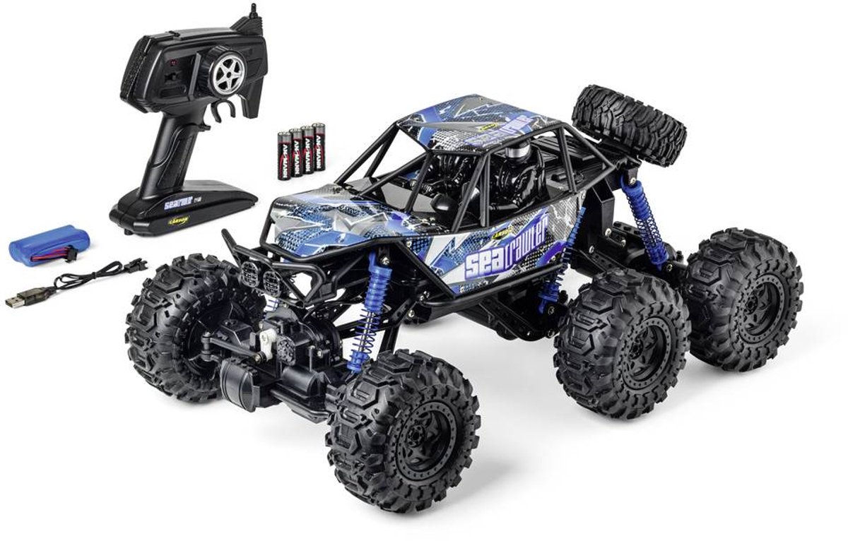 Carson Modellsport Sea Crawler 6x6 1:10 RC auto Elektro Monstertruck 6WD RTR 2,4 GHz