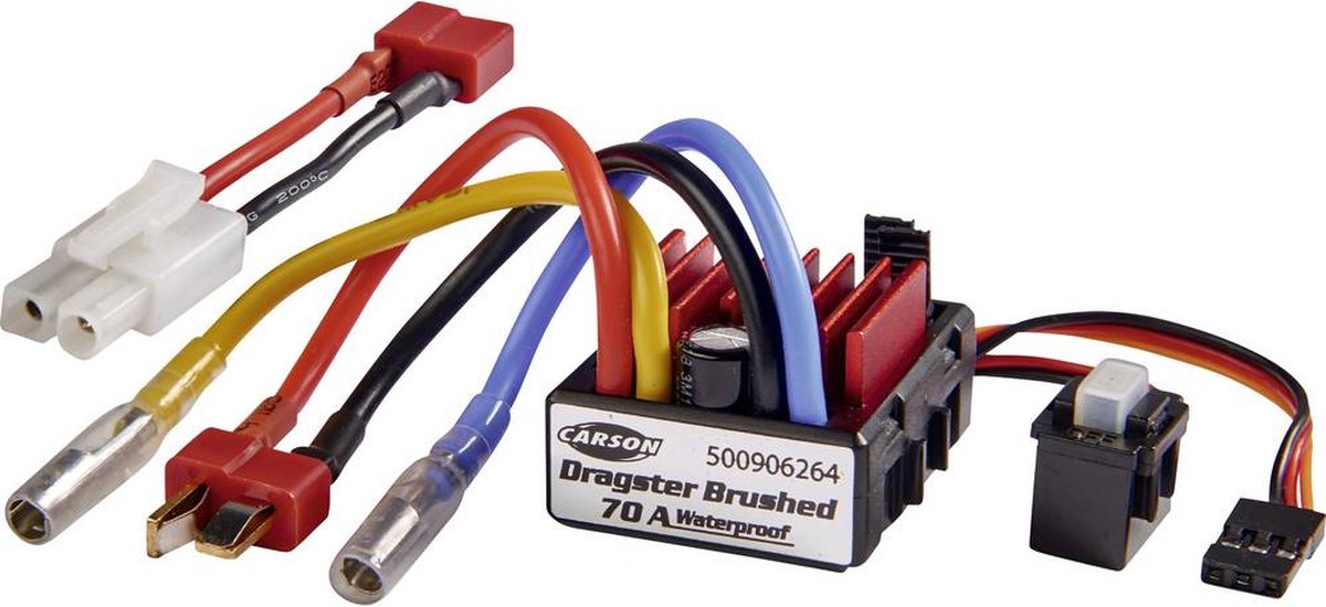 Carson Modellsport Dragster Brushed 70A Brushed rijregelaar voor RC auto
