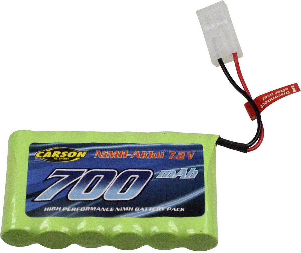 Carson Modellsport NiMH accupack 7.2 V 700 mAh Tamiya-stekker