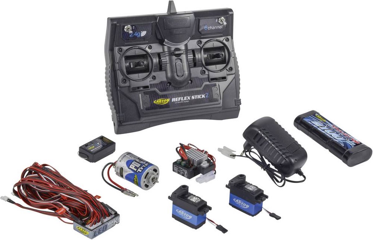 Carson Modellsport Reflex Stick Truck-Set RC handzender 2,4 GHz Aantal kanalen: 6 Incl. ontvanger