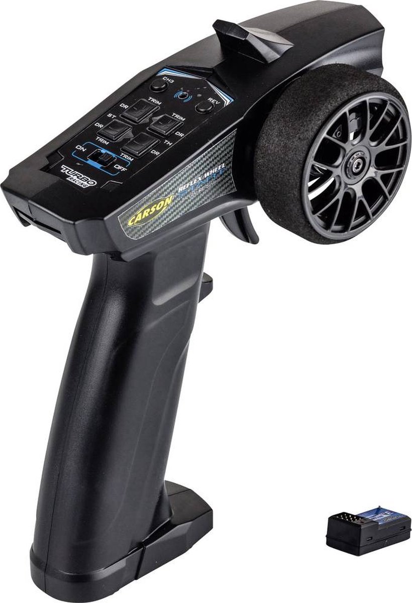 Carson Modellsport Reflex Wheel Start RC pistoolzender 2,4 GHz Aantal kanalen: 3 Incl. ontvanger