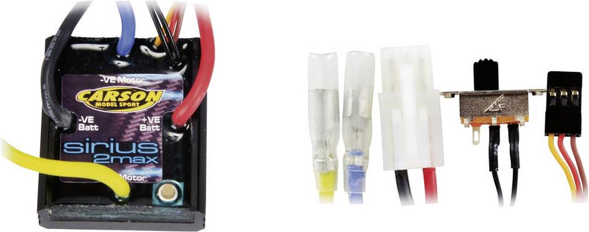Carson Modellsport Sirius Max 2 Brushed rijregelaar voor RC auto Belastbaarheid (max.): 85 A