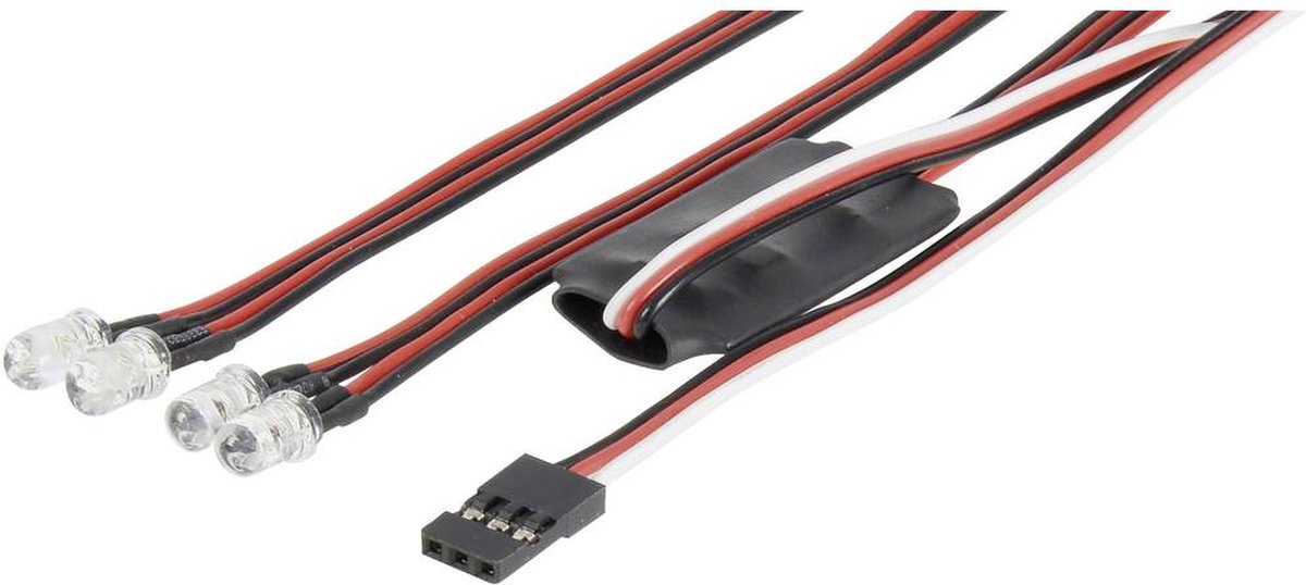 Carson Modellsport Verlichtingsset Rood, Wit 4.4 - 6 V 500906239
