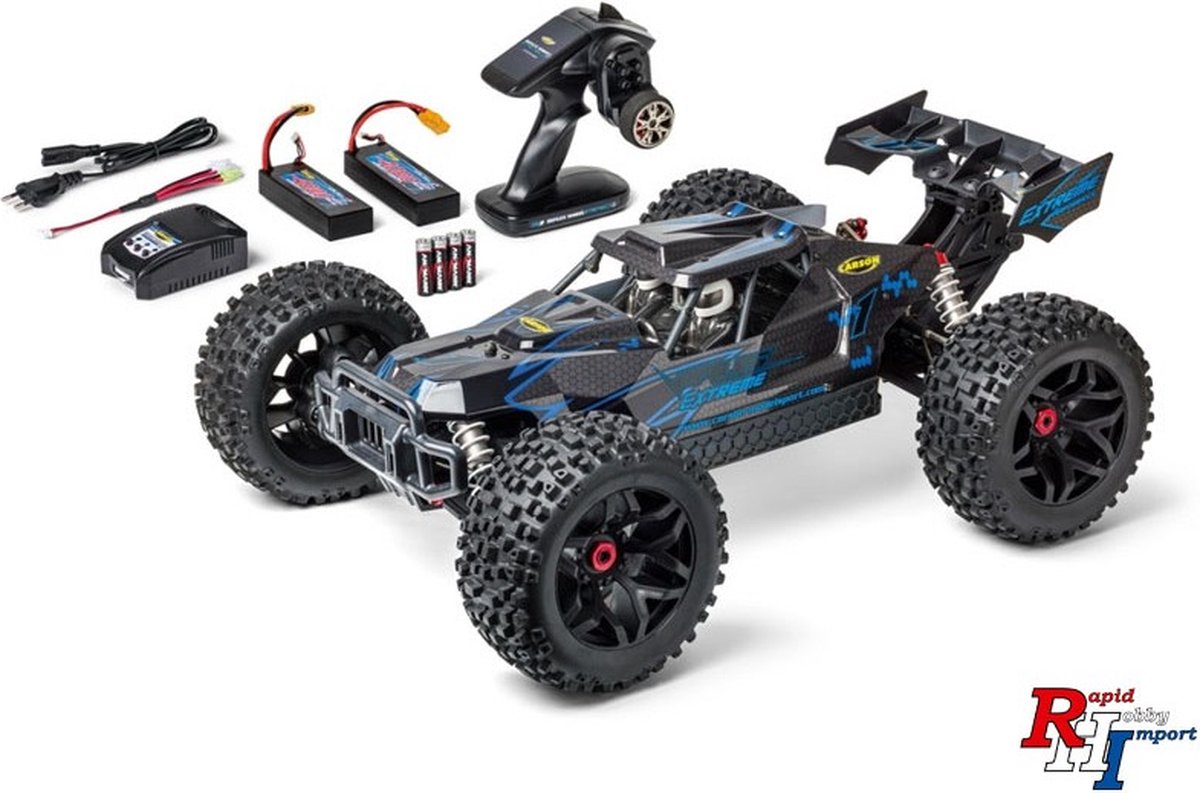 1:8 VIRUS EXTREME 2.4G 100% RTR BLAU