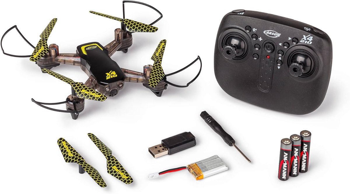 Carson Modellsport X4 Quadcopter 210-LED Quadcopter RtF