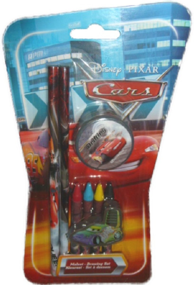 Cars Schrijfset 8 Dlg
