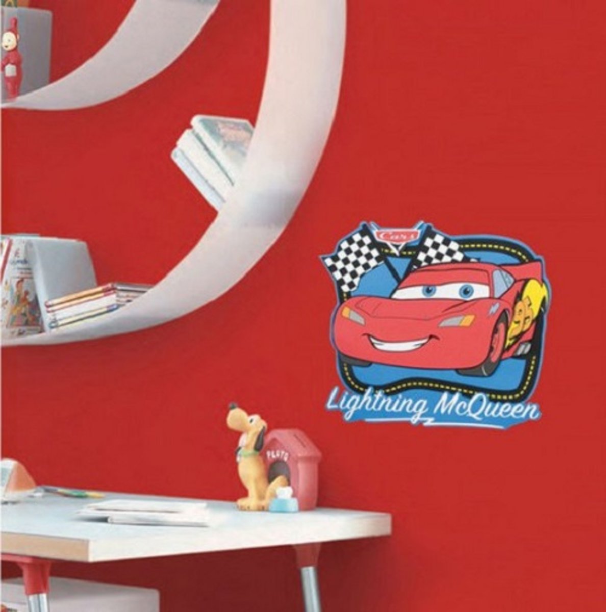 Cars muurversiering foam Lightning McQueen