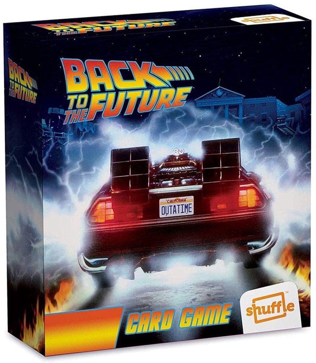 Cartamundi Back To The Future Shuffle Strategy game Retro Card Games