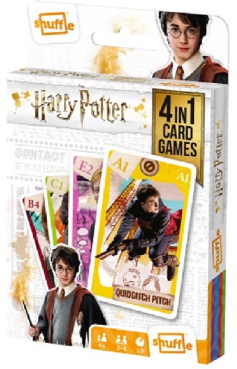 Harry Potter 4 in 1 Kaartspellen Playing Cards