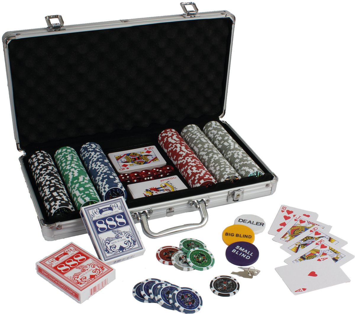 Poker set Texas Holdem 300 chips