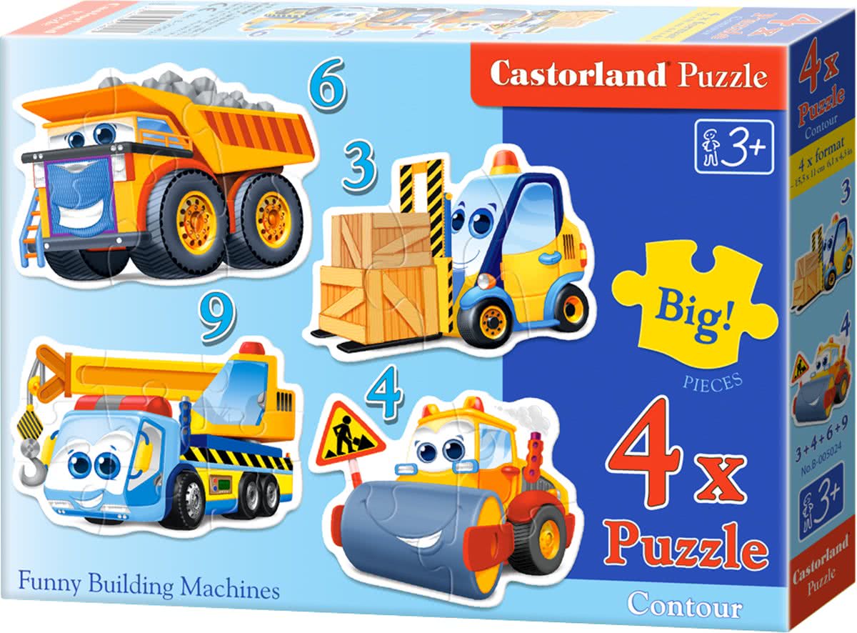 Funny Building Machines - 22 stukjes