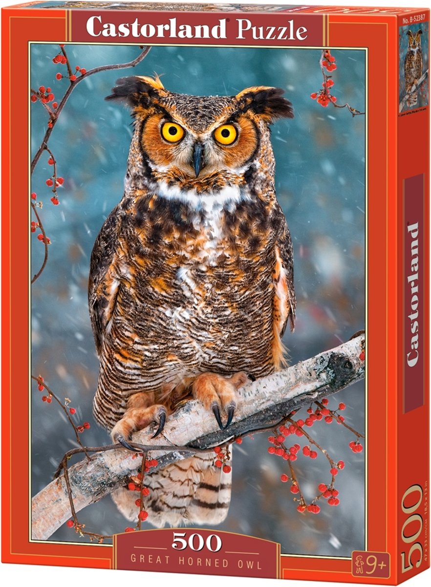 Great Horned Owl - 500 stukjes