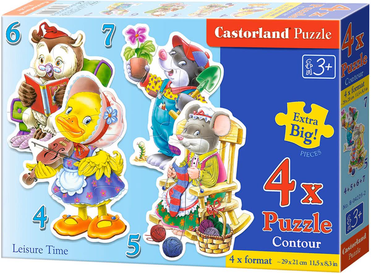 Leisure time (4/5/6/7 stukjes )