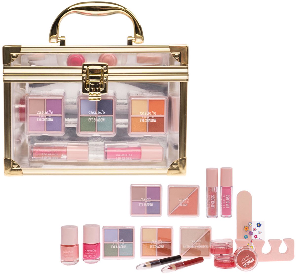 Casuelle - Koffer - Goudkleurig Frame