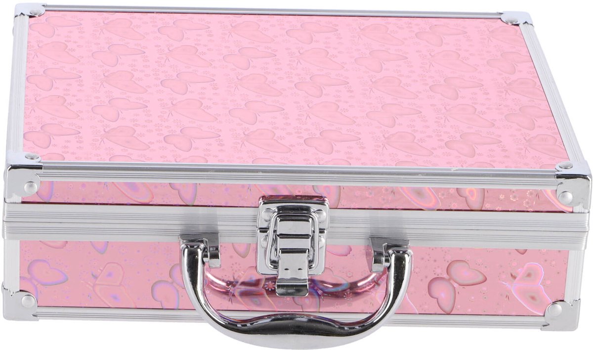 Casuelle Make-Up Koffer Holografisch Vlinder.