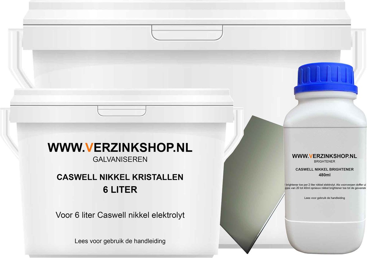 Vernikkel Kit - 12 liter , zonder voeding